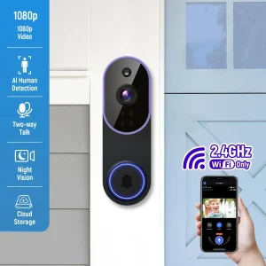Smart Wireless Video Doorbell Camera