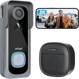 2K Wireless Video Doorbell Camera