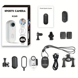 4K Mini Action Camera with WiFi