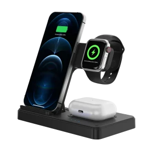 3-in-1 18W Magnetic Wireless Charging Station