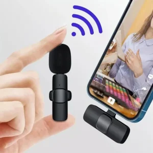 Mini Wireless Lavalier Microphone for Phone Recording